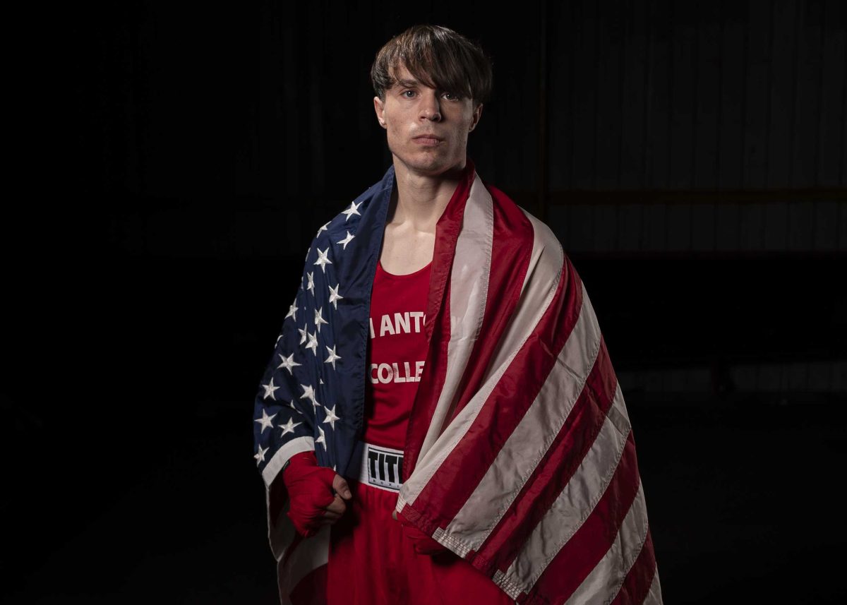 Cameron Rankin spent a year and a half in federal prison before enrolling at San Antonio College in the fall of 2022. Photo by Olivia Rico. 