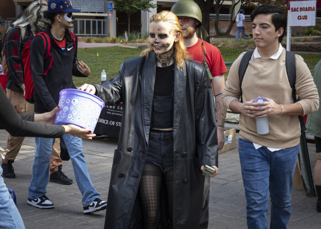 Students and staff members celebrated Halloween during SAC’s Screamfest Thursday. Photo by Natalia Edwards.