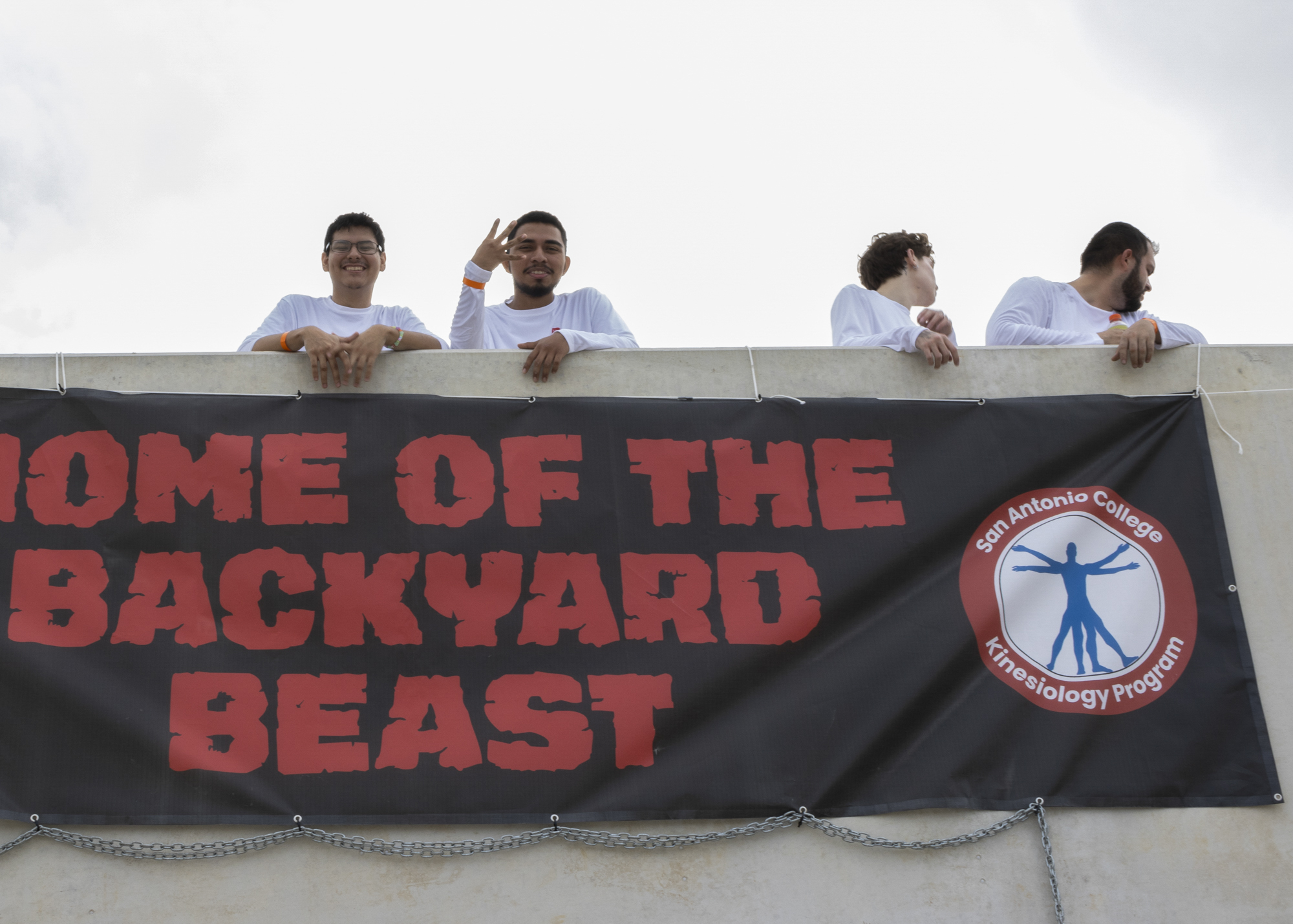 San Antonio College’s Kinesiology Club hosted its 14th semiannual Backyard Beast Team Fitness Challenge at SAC’s Parking Garage 3 Nov. 1. Photo by Pablo Viveros.