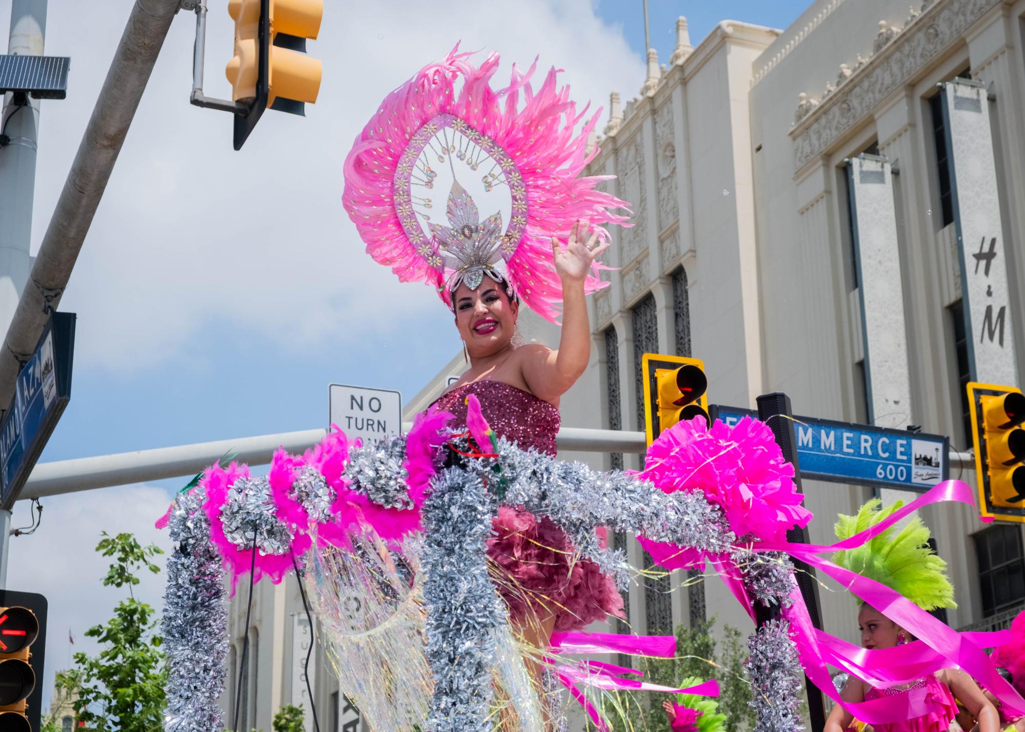 SAC Celebrates Centennial in Battle of Flowers Parade
