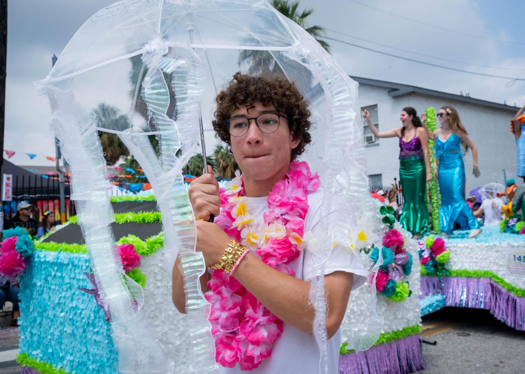 SAC Celebrates Centennial in Battle of Flowers Parade