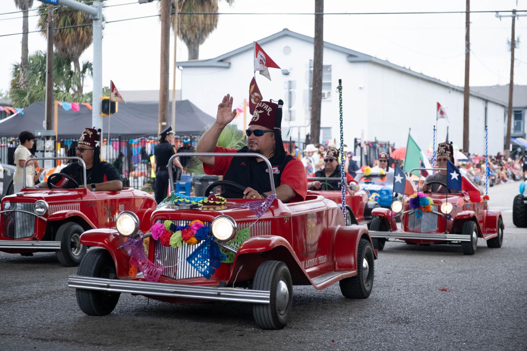 SAC Celebrates Centennial in Battle of Flowers Parade