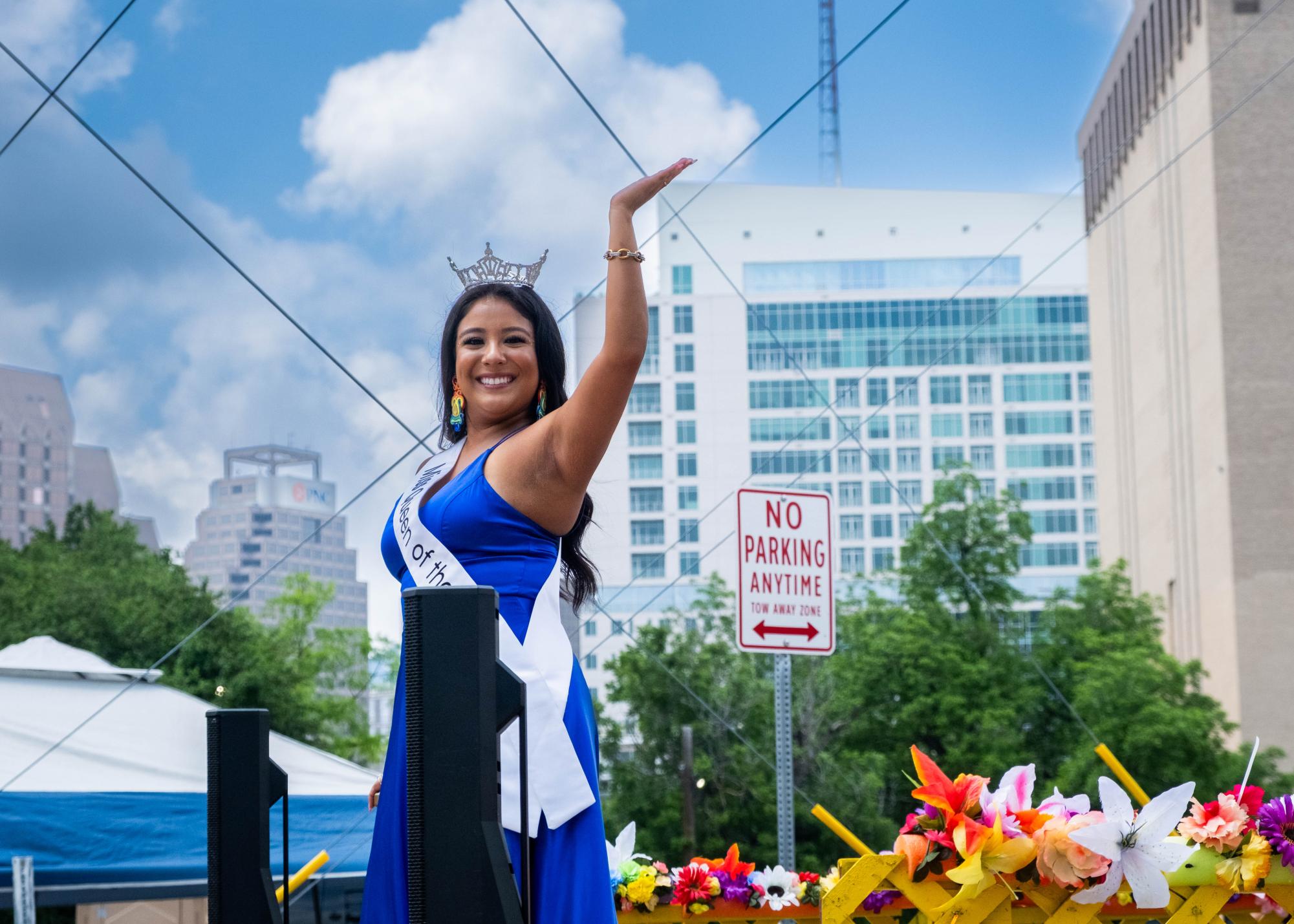 SAC Celebrates Centennial in Battle of Flowers Parade