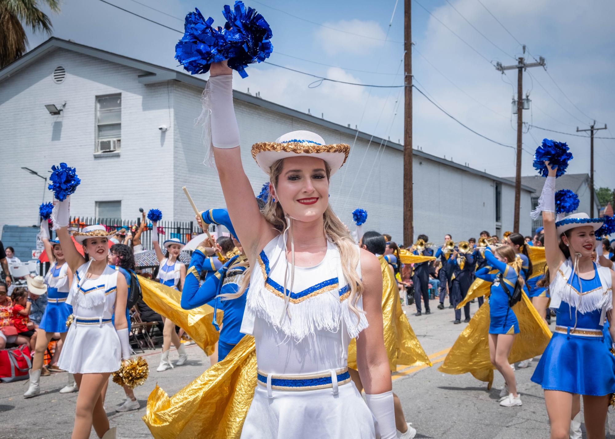 SAC Celebrates Centennial in Battle of Flowers Parade